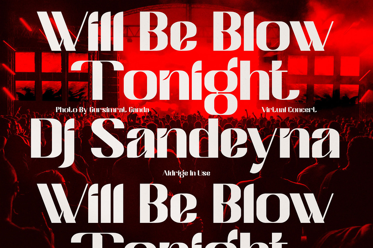 Aldridge - Modern Display Font, a Sans Serif Font by Eztudio (Photo 6 of 16)