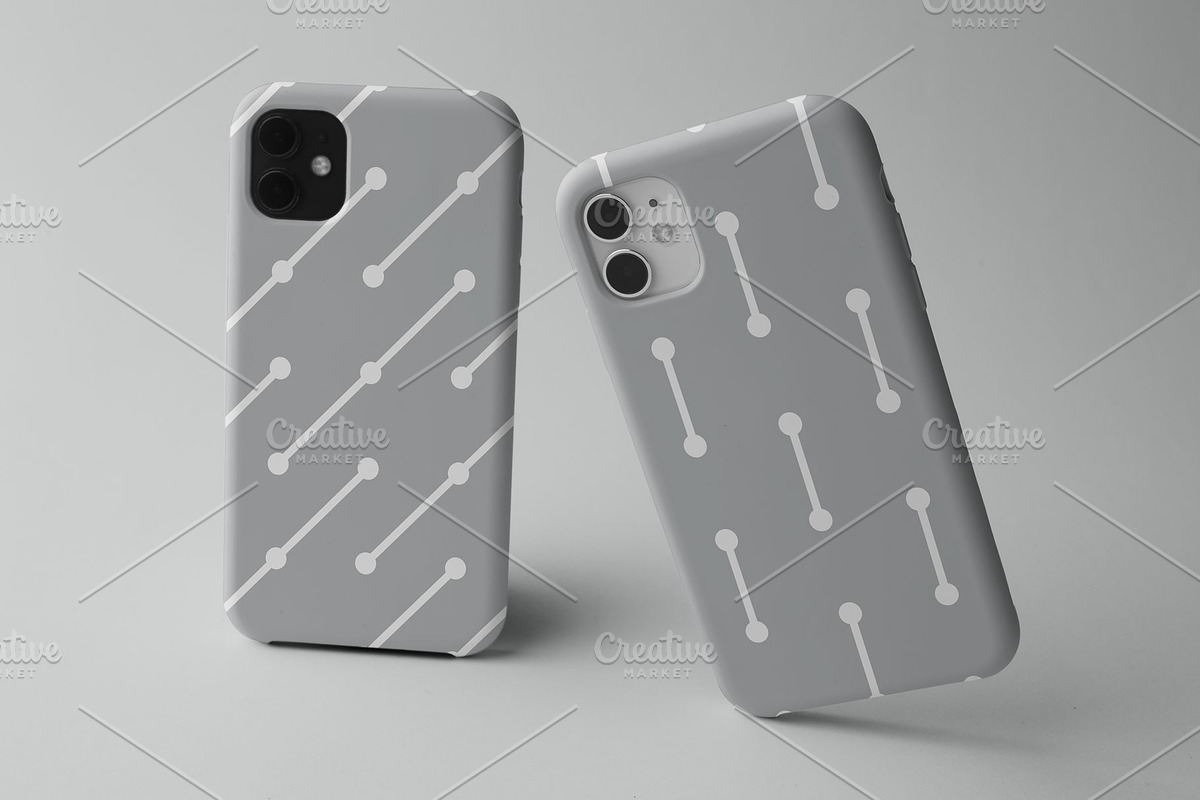 Gray seamless dotted line patterns, a Pattern Graphic by ExpressShop (Photo 2 of 6)