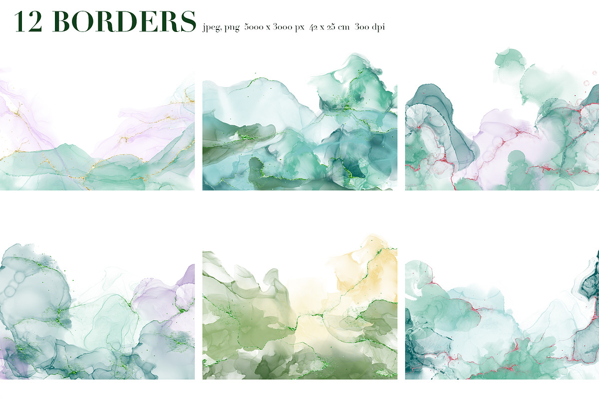 Emerald marble textures & patterns, a Texture Graphic by ArtPavo