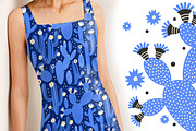 Cacti, a Pattern Graphic by Mona Monash (Thumbnail 4 of 7)
