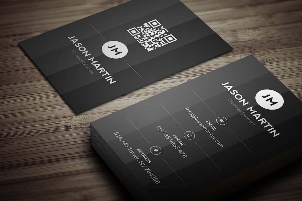 Creative Gray Business Card, a Business Card Template by bouncy (Photo 2 of 4)