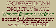 Wyoming Macroni, a Font by Ingrimayne Type (Thumbnail 4 of 5)