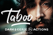 Taboo Dark Fantasy Photoshop Actions, an Action Add-On by Presetrain Co. (Thumbnail 1 of 9)