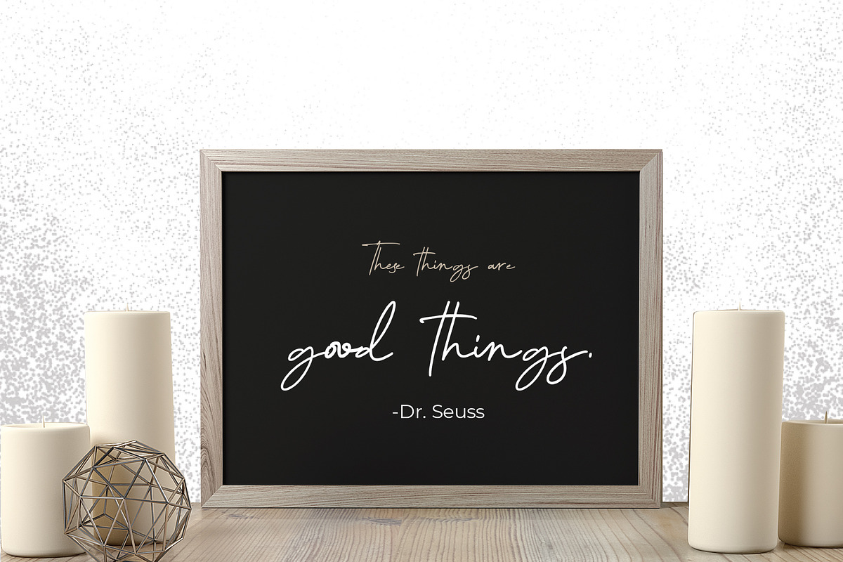 Belitha - Script Handwritten, a Script Font by Lettermine (Photo 7 of 10)