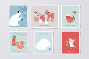 Furry Christmas - winter animals, an Animal Illustration by Marish (Thumbnail 3 of 9)