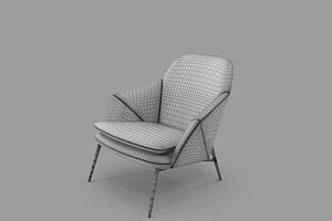 Hug Fabric Lounge Chair