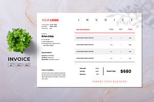 Landscape Business Invoice