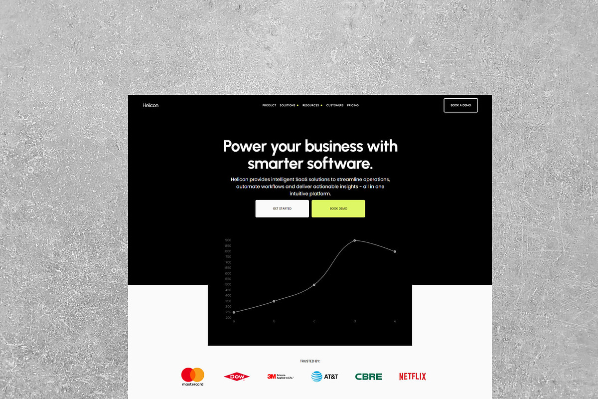 Helicon SaaS - Squarespace Template, a Squarespace Template by Gem Media (Photo 5 of 5)