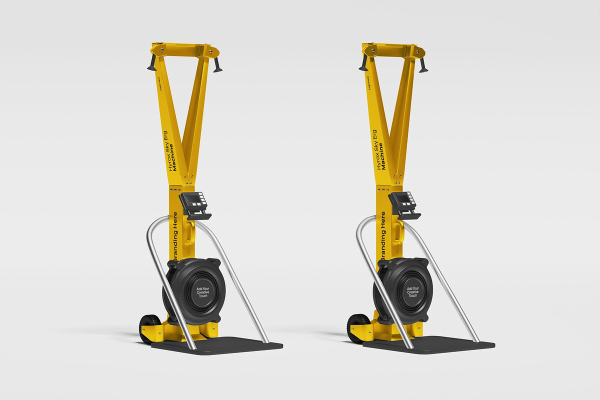 Hyrox Sky Erg Machine Mockup, a Merchandise Mockup by graphicook (Photo 3 of 4)