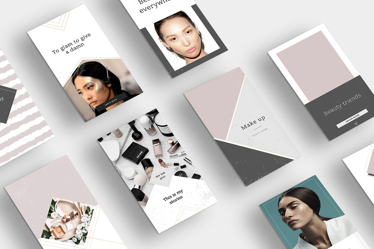 BEAUTY - instagram template + BONUS, a Social Media Template by Digital Breath templates (Photo 4 of 6)