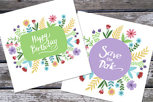 Greeting card or invitation. Vector, an Invitation Template by Samira