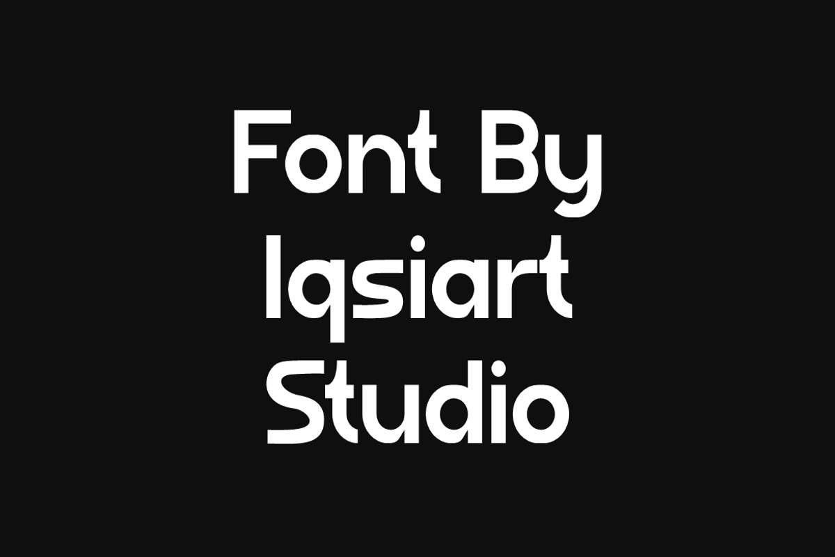 Syafixy - Ligatures Logo Font, a Sans Serif Font by Iqsiart Studio (Photo 4 of 14)