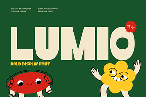 Lumio - Bold Chunky Sans Serif Font, a Sans Serif Font by Font Liner