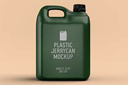 Plastic Jerrycan Mockup, a Cups & Container Mockup by Medialoot (Thumbnail 1 of 6)