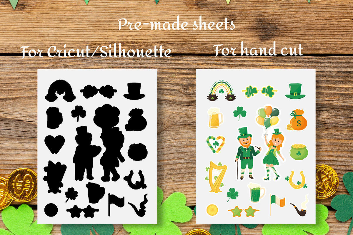 St. Patrick’s Day sticker set, a Seasonal Illustration by JulyGart (Photo 3 of 5)