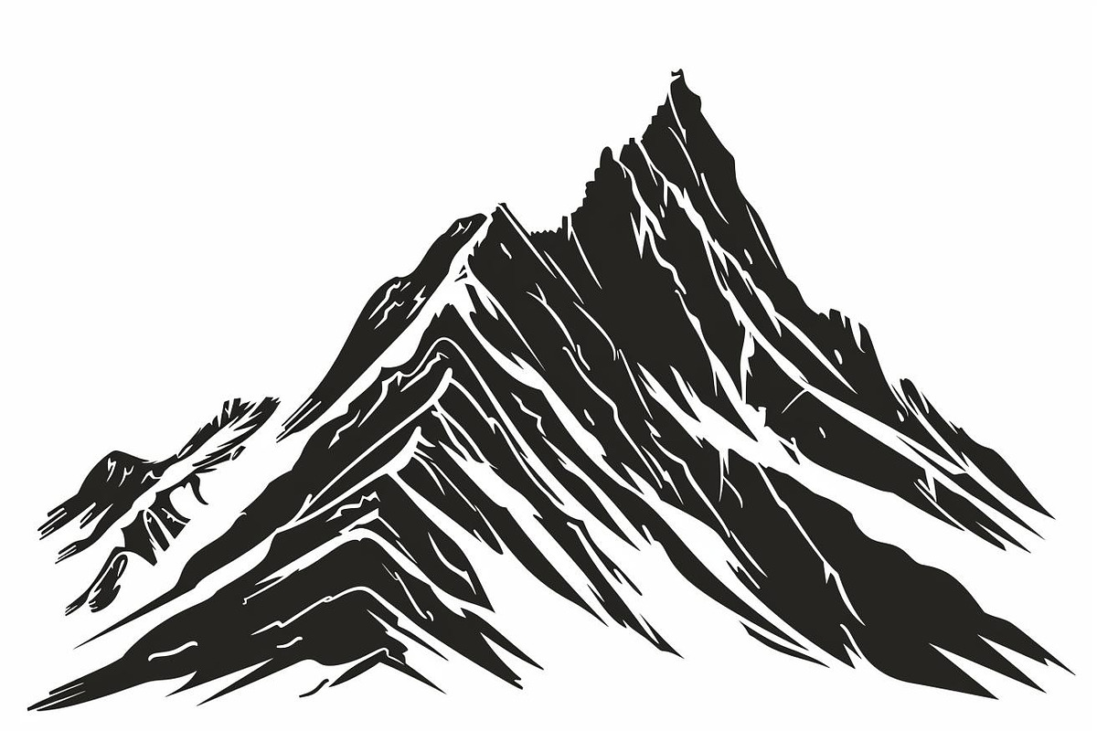 Mountain Tree Silhouette Bundle, a Graphic by balal (Photo 11 of 11)
