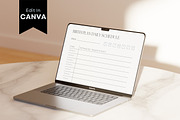 Simple Birth Plan Template, Editable, a Print Template by BrushstrokeArtGB (Thumbnail 2 of 5)