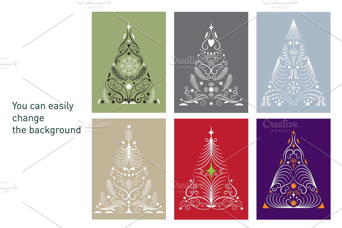 Christmas Ornaments Set, a Decorative Illustration by lenlis (Photo 6 of 13)