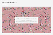 Victorian Reverie Watercolor Prints, a Pattern Graphic by LEAFure (Thumbnail 3 of 9)
