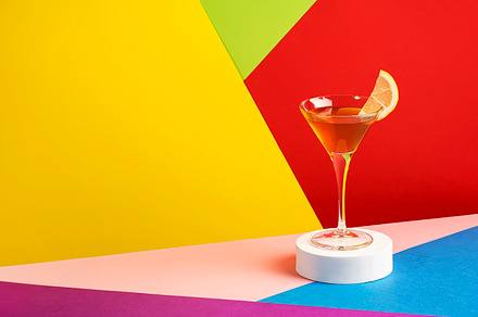 Yellow bird alcoholic cocktail with white rum, liquor and lime j, a Food & Drink Photo by 5PH