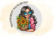 Watercolor Bright Summer Clipart Bun, an Illustration by SVGArt (Thumbnail 5 of 9)