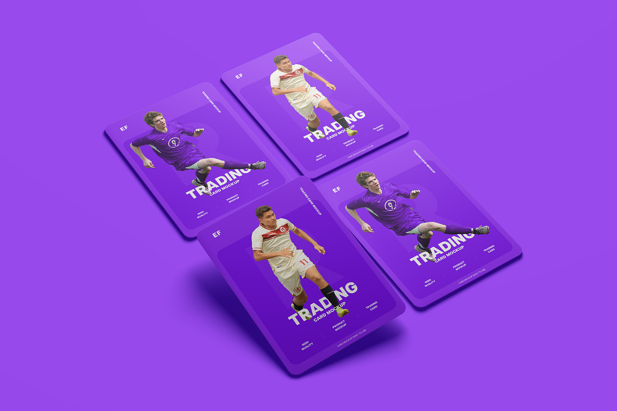 Trading Cards Mockup Set, a Product Mockup by Toasin Studio (Photo 12 of 16)