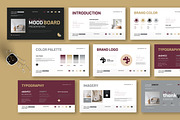 Moodboard Presentation Design, a Presentation Template by MightyDesign (Thumbnail 1 of 6)