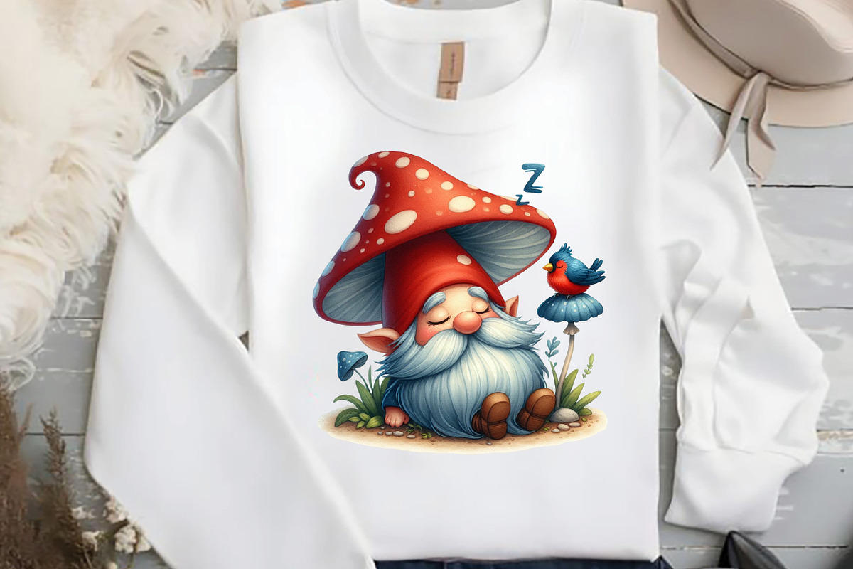 Gnomes with Small Animals Clipart, an Illustration by DreamCafeArt (Photo 4 of 5)