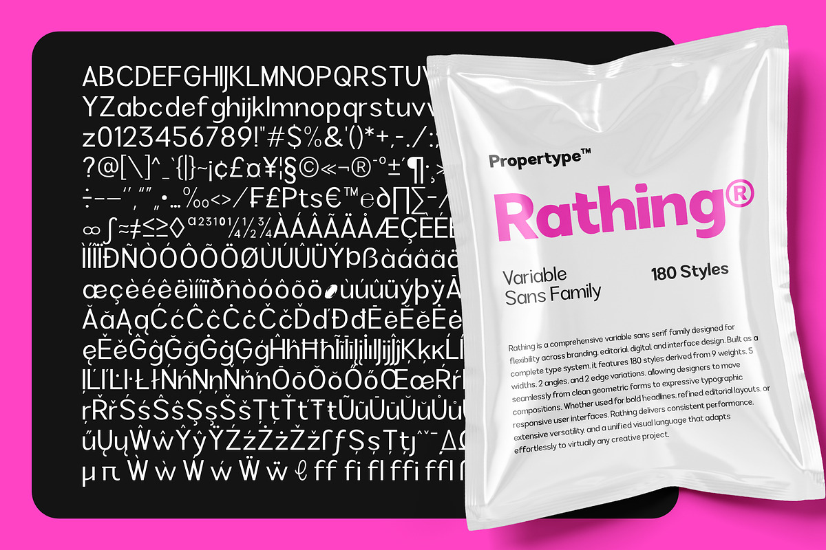 Rathing, a Sans Serif Font by Propertype (Photo 15 of 15)