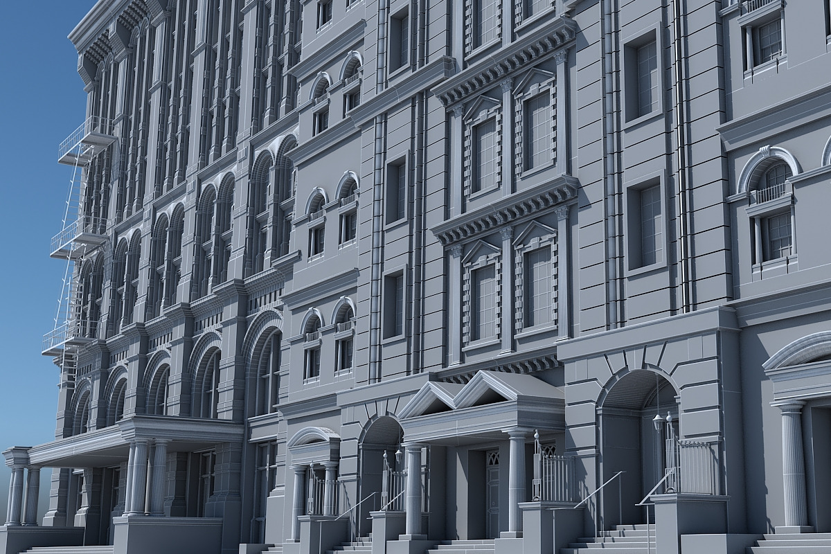 Commercial Building Facade 20, an Architecture 3D Model by Giimann (Photo 13 of 13)