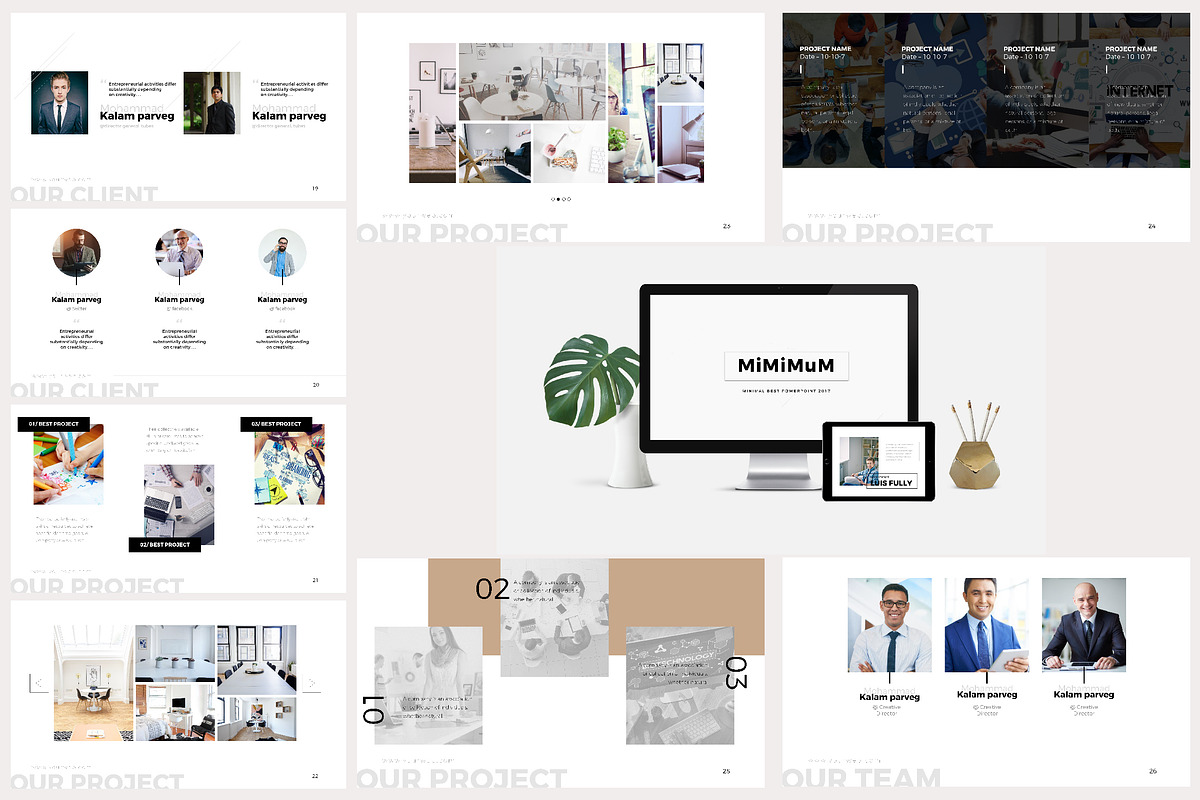 Minimum Powerpoint Template, a Presentation Template by ZAAS (Photo 5 of 8)