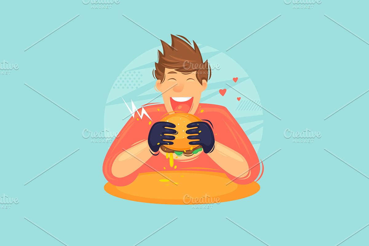 People eat., a Food Illustration by Podis (Photo 9 of 9)