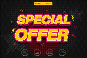 Special offer Editable Text Effect, a Layer Style Add-On by bdrobin