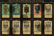 Eternal Bones Tarot colorful, an Illustration by Samiramay (Thumbnail 6 of 9)