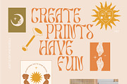 Retro Spiritual Summer Collection, a Decorative Illustration by Ayya Studio (Thumbnail 3 of 17)