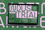 Bartine – Industrial Font, a Sans Serif Font by Craft Supply Co. (Thumbnail 2 of 8)