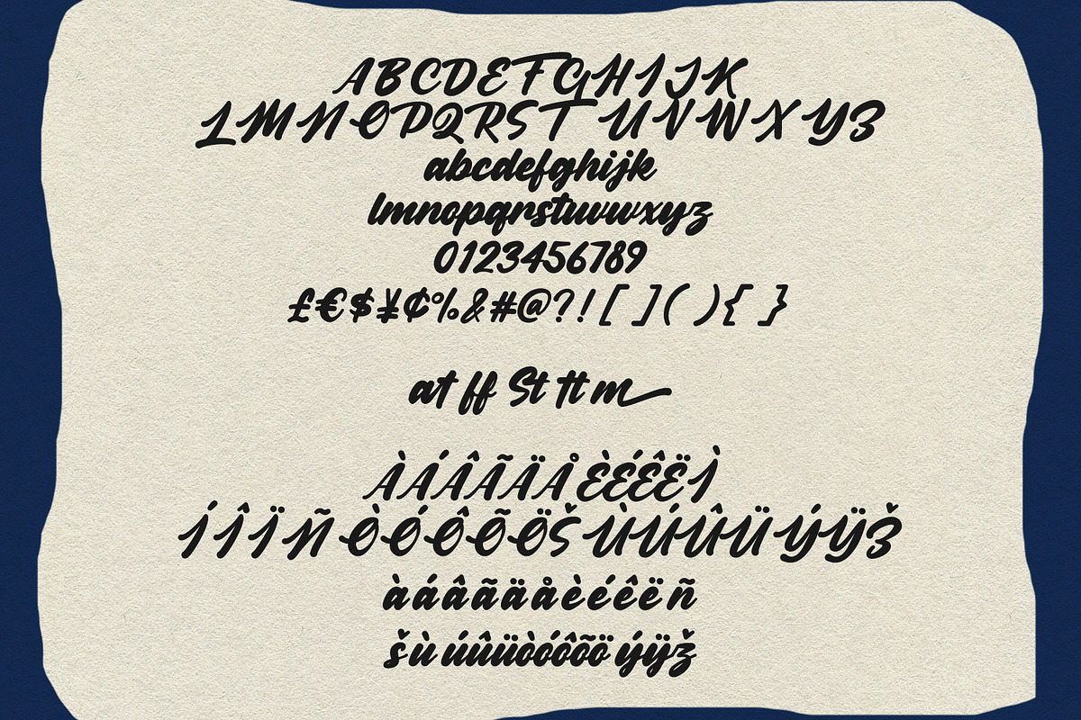 Gategio Lutem Script Handmade Bold, a Script Font by Maulana Creative (Photo 4 of 7)