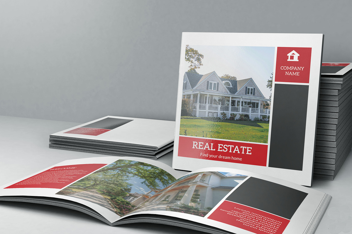 Real Estate Brochure Template, a Brochure Template by retrographix (Photo 2 of 9)