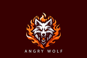 Wolf Vector Logo For Sale!