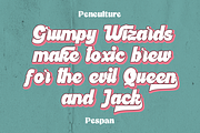 Pespan Retro Font, a Script Font by Pen Culture (Thumbnail 11 of 12)