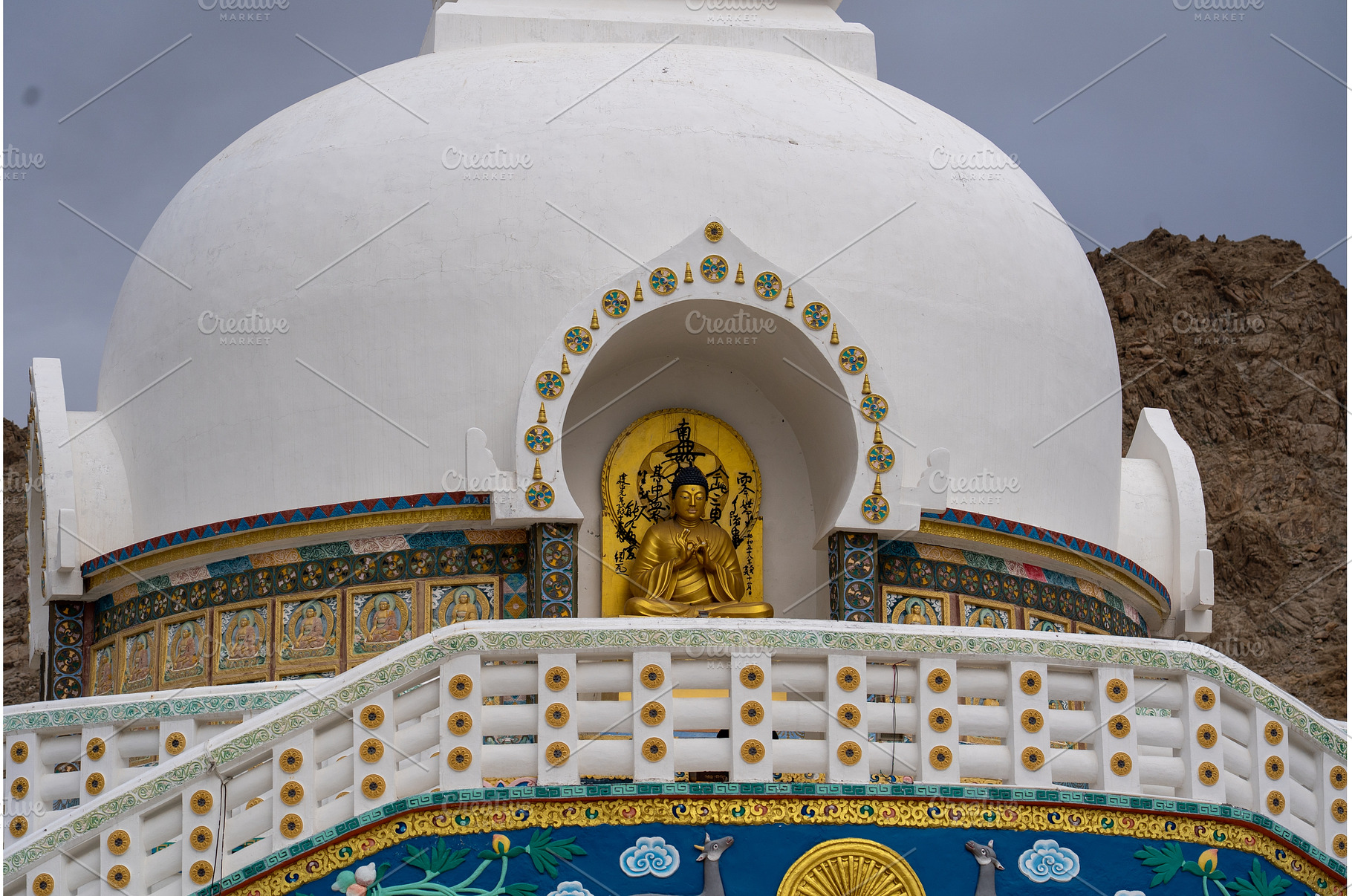 Shanti Stupa in Leh, Ladakh, an Architecture Photo by oliverfoerstner