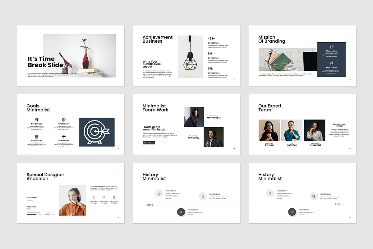 Minimal Presentation Template, a Presentation Template by evgenystudio (Photo 7 of 8)