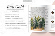 ROSE GOLD Magazine | Indd & Psd, a Magazine Template by Marigold Studios (Thumbnail 2 of 8)