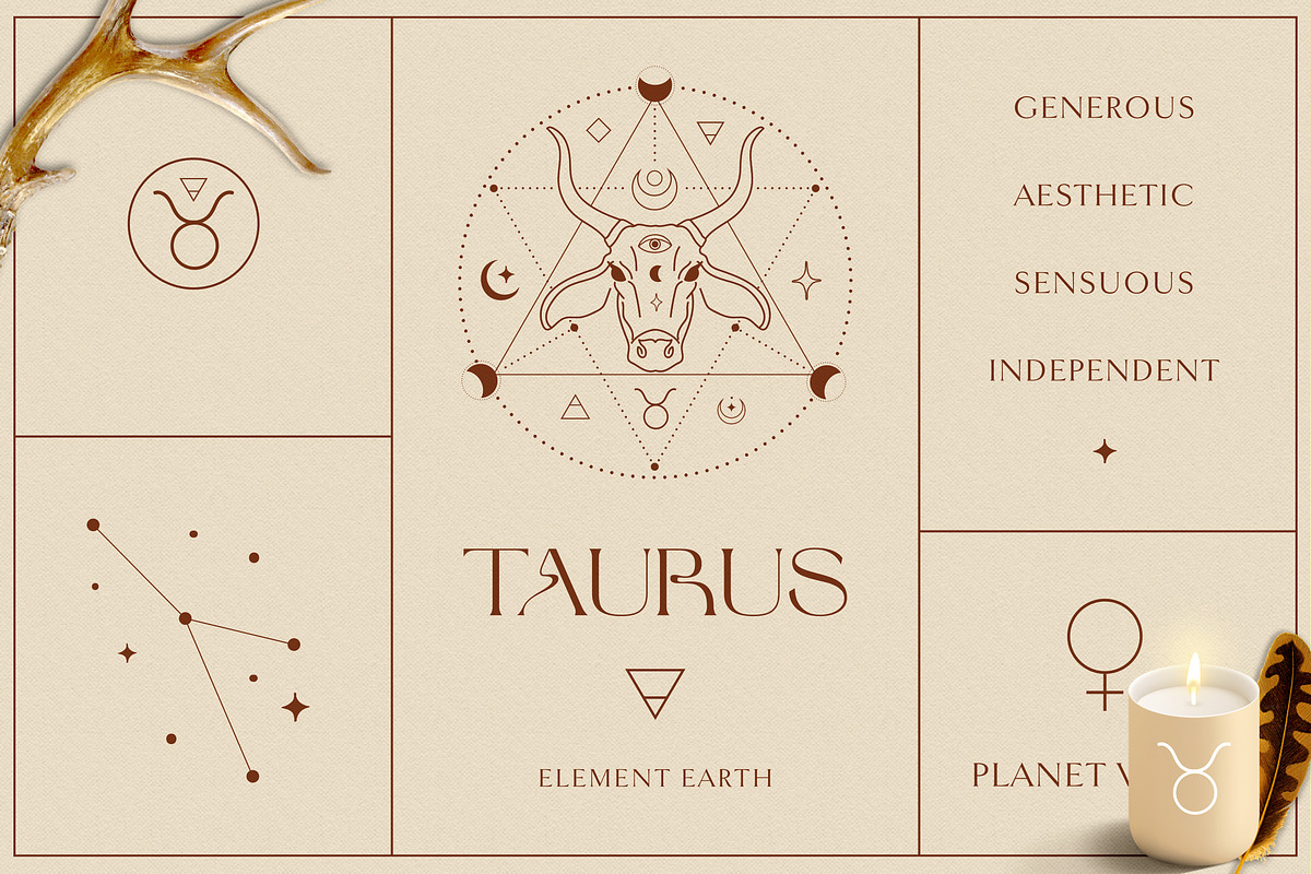 Zodiac Signs Horoscope Illustrations, a Graphic by Olya Creative (Photo 20 of 37)