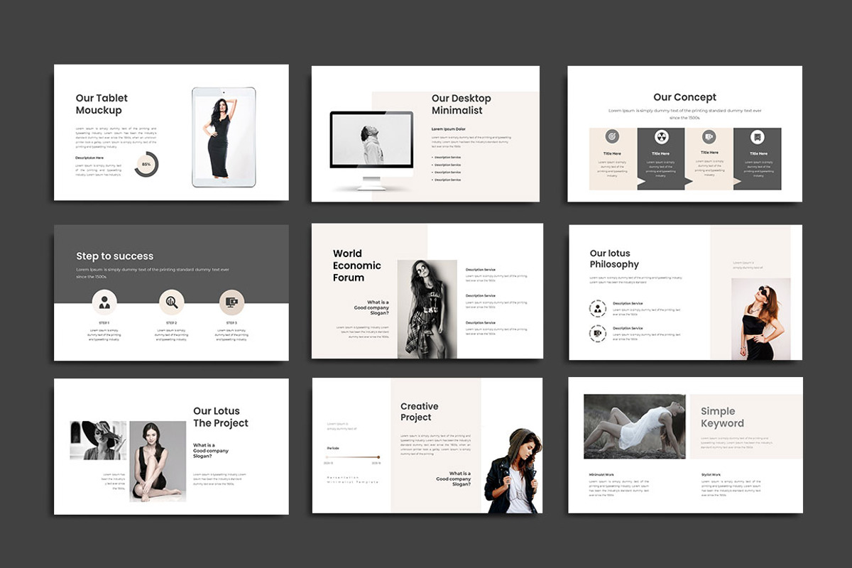 Lotus Minimalist_Key&GSL Templates, a Presentation Template by yanindesign (Photo 4 of 7)