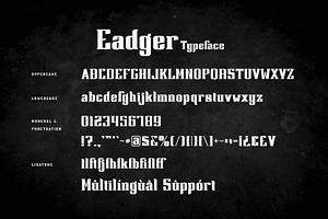 Eadger - Modern Serif Style