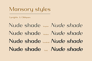 Mansory, a Sans Serif Font by Larin Type Co. (Thumbnail 3 of 13)