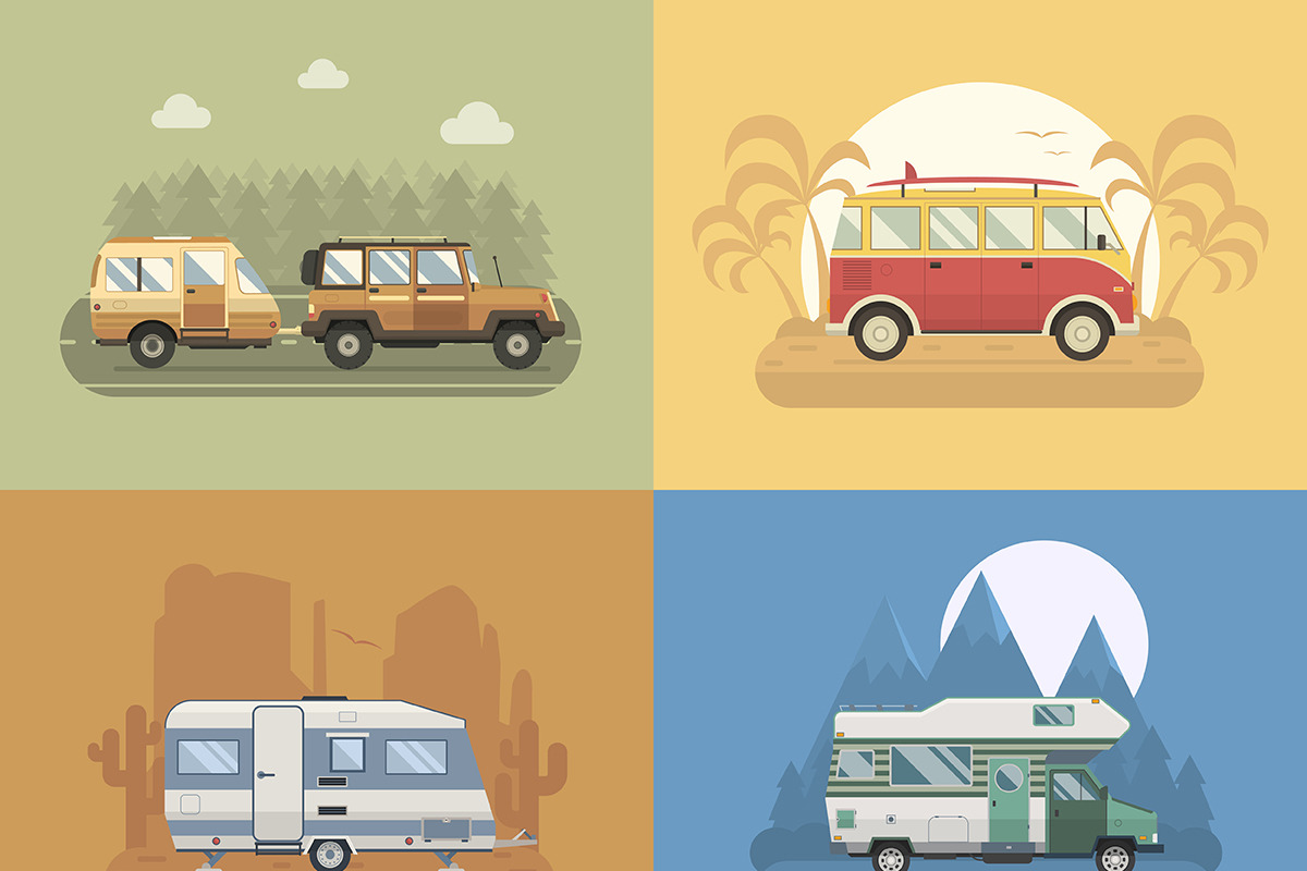 Rv Travel Collection Vol. 2.01., an Illustration by Alex Krugli (Photo 2 of 10)