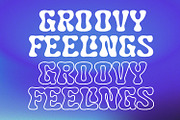 Cloudy Symphony - Psychedelic Font, a Script Font by AQR Studio (Thumbnail 5 of 9)
