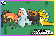 2D Minimal - Boss Monsters, an Animal Illustration by LAYERLAB (Thumbnail 2 of 9)